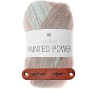 Rico Design Creativ Painted Power 01 pastel Premium Wolle 100g Farbverlaufsgarn für weiche Schals Tücher Pullover Mützen und kreative Strick Häkelprojekte mit mySearose Label