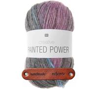 Rico Design Creativ Painted Power 05 ethno Premium Wolle 100g Farbverlaufsgarn für weiche Schals Tücher Pullover Mützen und kreative Strick Häkelprojekte mit mySearose Label
