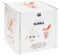 Rico Design Creative Bubble Häkelset Häschen Lamm 8 Teile Häkelset 10.5 cm Polyester Kunststoff Metall Papier Ostern