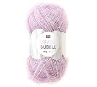 Rico Creative Bubble 50g Stricken Wolle Strick Schwäme häckeln Lavendel
