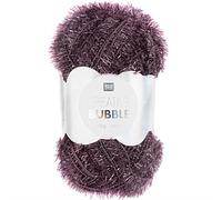 Rico Creative Bubble 50g Stricken Wolle Strick Schwäme häckeln Mauve Mauve