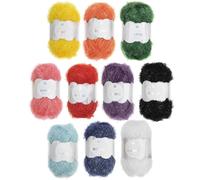 Rico Design Creative Bubble Set, 10 Farben á je 50g (Rainbow)