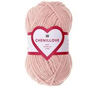 Rico Design Entdecken Sie den Komfort und die Weichheit des kreativen Chenillove-Strickgarns, 100 g