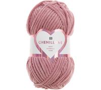 Rico Design Häkelwolle Strickgarn Chenillove – hochwertige Chenille zum Stricken und Häkeln
