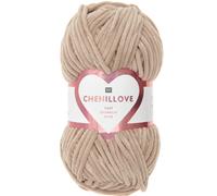 Rico Design Entdecken Sie den Komfort und die Weichheit des kreativen Chenillove-Strickgarns, 100 g