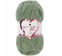 Rico Design Creative Chenillove Sparkle Salbei
