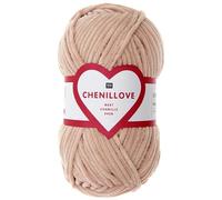 Rico Design Creative Chenillove Strickgarn, 100 g, Altrosa