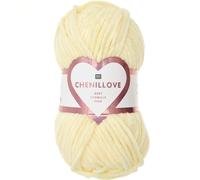 Rico Design Chenillegarn Creative Chenillove – weich und komfortabel – Vanille 100 g