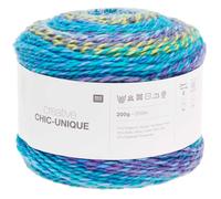 Rico Design Farbverlaufswolle Creative Chic-Unique 12 zum Häkeln oder Stricken aqua