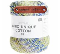 Rico Design CREATIVE CHIC-UNIQUE COTTON DK BEACH Premium Wolle 100g Sommerleichtes Farbverlaufsgarn für luftige Looks und kreative Lieblingsstücke mit mySearose Label
