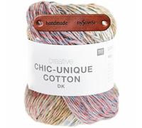 Rico Design CREATIVE CHIC-UNIQUE COTTON DK EARTHY Premium Wolle 100g Sommerleichtes Farbverlaufsgarn für luftige Looks und kreative Lieblingsstücke mit mySearose Label
