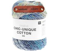 Rico Design CREATIVE CHIC-UNIQUE COTTON DK FRESH Premium Wolle 100g Sommerleichtes Farbverlaufsgarn für luftige Looks und kreative Lieblingsstücke mit mySearose Label