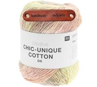 Rico Design CREATIVE CHIC-UNIQUE COTTON DK PASTELS Premium Wolle 100g Sommerleichtes Farbverlaufsgarn für luftige Looks und kreative Lieblingsstücke mit mySearose Label