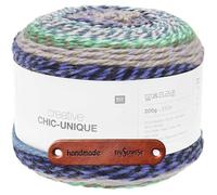 Rico Design CREATIVE CHIC-UNIQUE ORCHIDS Premium Wolle 200g Bulky Farbverlaufsgarn für kreative Mode und Wohnideen mit mySearose Label
