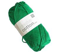 Rico-Design Verlag »Creative Cotton aran« Häkelwolle, 85 m, Grün