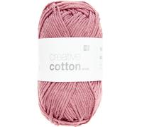 Rico-Design Verlag »Creative Cotton aran« Häkelwolle, 85 m, Beere