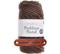 Rico Design CREATIVE COTTON CORD MOKKA Premium Wolle 130g Makrameegarn für Wandbehänge Taschen und Wohnideen mit mySearose Label