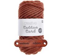 Rico Design CREATIVE COTTON CORD NOUGAT Premium Wolle 130g Makrameegarn für Wandbehänge Taschen und Wohnideen mit mySearose Label