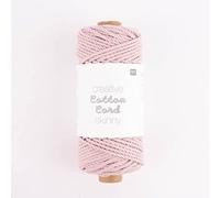 Rico Design Creative Cotton Cord Skinny 190g 55m, Farbe:013 Altrosa