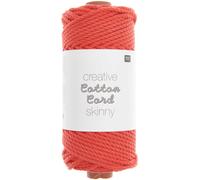 Rico Design Creative Cotton Cord skinny Makramee-Garn Rot