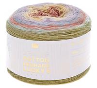 Rico Design Creative Cotton Dégradé Lucky 8 200 g, 800 m Red/Lilac