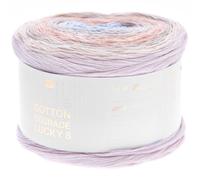 Bobbel Farbverlauf Rico Creative Cotton Degrade Lucky 8 marshmallow (09), 200g Farbverlaufswolle zum Häkeln oder Stricken
