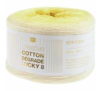 Rico Design Creative Cotton Dégradé Lucky 8 Zitrone