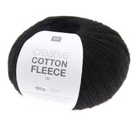 Rico Design Creative Cotton Fleece dk Schwarz