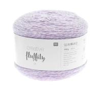 Rico Design Creative FLUFFILY Strickgarn, Baumwolle, 150 g, Farbe: 17 hellviolett