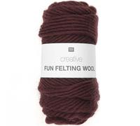 Rico Design Creative Fun Felting Wool Bordeaux