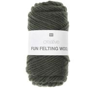 Rico Design Creative Fun Felting Wool Oliv