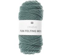 Rico Design Creative Fun Felting Wool Petrol