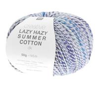 Rico Design Creative Lazy Hazy Summer Cotton dk | Baumwollgarn Sommerwolle bunt zum Stricken und Häkeln | 50g (28)