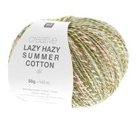 Rico Design Creative Lazy Hazy Summer Cotton dk | Baumwollgarn Sommerwolle bunt zum Stricken und Häkeln | 50g (32)