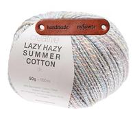 Rico Design CREATIVE LAZY HAZY SUMMER COTTON DK PATINA Premium Wolle 50g Luftiger Twistlook für sommerliche Tops und Tücher mit mySearose Label