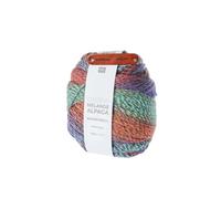 Rico Design CREATIVE MELANGE ALPACA WONDERBALL DK ETHNO Premium Wolle 100g Weicher Farbverlauf für stilvolle Wintermode, Accessoires und besondere Geschenkideen mit mySearose Label