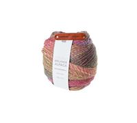 Rico Design CREATIVE MELANGE ALPACA WONDERBALL DK PINK Premium Wolle 100g Weicher Farbverlauf für stilvolle Wintermode, Accessoires und besondere Geschenkideen mit mySearose Label