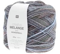 Rico Design Wollknäuel Creative Melange Aran Wonderball 200 g – 028 Clouds