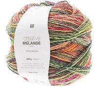Creative Melange Aran Wonderball von Rico Design, Multicolor, aus Schurwolle