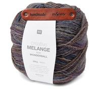 Rico Design CREATIVE MELANGE ARAN WONDERBALL WINTER Premium Wolle 200g Warmer Farbverlauf für elegante Outfits, gemütliche Lieblingsstücke, Accessoires und Dekoration mit mySearose Label