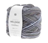 Rico Design Creative Melange Aran Wonderball Wollknäuel, 200 g