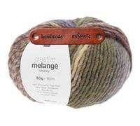 Rico Design CREATIVE MELANGE CHUNKY 075 AUTUMN Premium Wolle 50g Bulky Flauschiges Warmes Farbverlaufsgarn für kuschelige Wintermode und gemütliche Accessoires mit mySearose Label