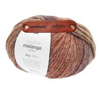 Rico Design CREATIVE MELANGE CHUNKY AUTUMN LEAVES Premium Wolle 50g Bulky Flauschiges Warmes Farbverlaufsgarn für kuschelige Wintermode und gemütliche Accessoires mit mySearose Label