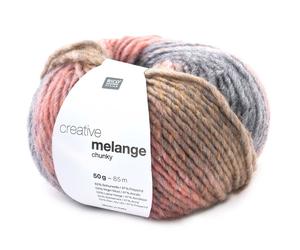 Rico Design Creative Melange chunky Grau-Rosa