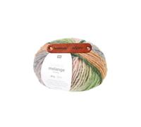 Rico Design CREATIVE MELANGE CHUNKY LUSH GRASS Premium Wolle 50g Bulky Flauschiges Warmes Farbverlaufsgarn für kuschelige Wintermode und gemütliche Accessoires mit mySearose Label