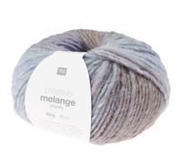 Rico Design Rico Design 5 x 50 g Creative Melange Chunky Garn Wolle Stricken Häkeln 24 Farben 081 | Soft Violets 0.25 kg