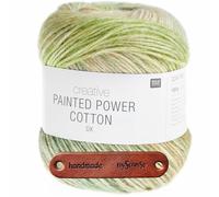 Rico Design CREATIVE PAINTED POWER COTTON DK SUMMER FRUITS Premium Wolle 100g Farbverlaufsgarn für luftige Kleidung Tücher und kreative Sommerprojekte mit mySearose Label