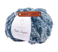 Rico Design Creative Petit Lapin Super chunky 15 Petrol Premium Wolle 100g Kunstfellgarn für flauschige Accessoires Plüschtiere und warme Winterprojekte mit mySearose Label