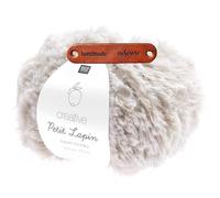Rico Design Creative Petit Lapin Super chunky 17 Staub Premium Wolle 100g Kunstfellgarn für flauschige Accessoires Plüschtiere und warme Winterprojekte mit mySearose Label