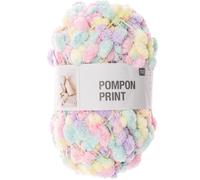 Rico Design Creative Pompon Print Rosa Bunt